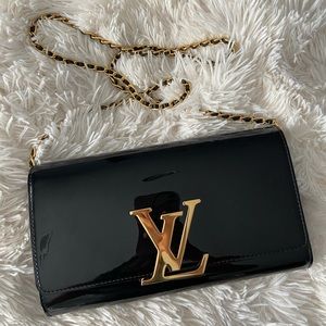 COPY - Louis Vuitton Vernis Louise Clutch with Chain